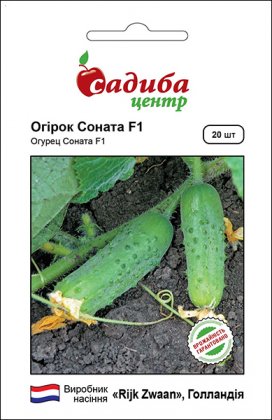 Семена огурца Соната F1, 20шт, Rijk Zwaan, Голландия, семена Садиба Центр