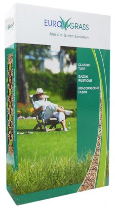 Газонна трава Класичний газон Euro Grass, 1кг, Deutsche Saatveredelung (Німеччина)