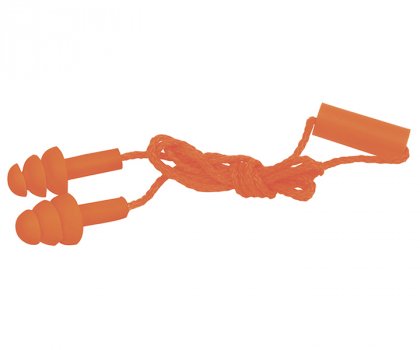 Беруші захисні потрійні, пара, на шнурку, Truper, TA-3B