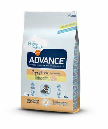 Едванс Міні для цуценят Курка та рис Advance