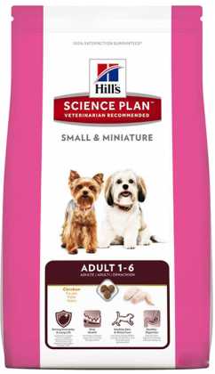 Хілс Канін Эдалт для малих і мініатюрних порід Курка hill's