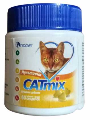 Продукт КэтМикс Мультивіт 60 табл. Продукт