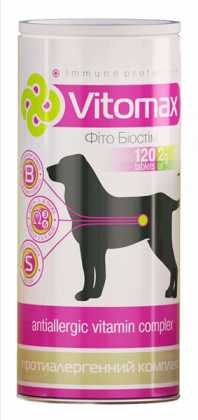 Витомакс протиалергічний комплекс для собак 120 табл. Vitomax