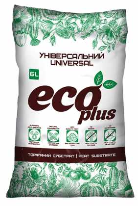 Субстрат універсальний Eco plus, 6л, Peatfield (Пітфілд)