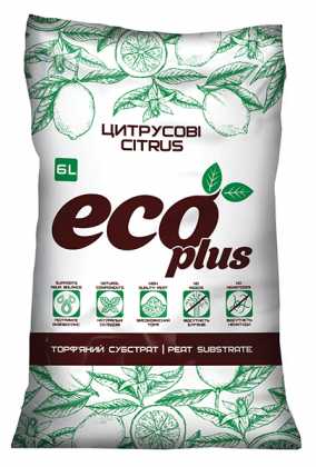 Субстрат для цитрусових Eco plus, 6л, Peatfield (Пітфілд)