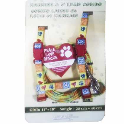 Coastal Litl Pals шлея з повідцем для котів, нейлон, 0,7смХ45см