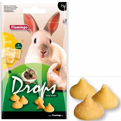 Flamingo (ФЛАМІНГО) DROPS CHEESE ласощі для гризунів дропси з сиром