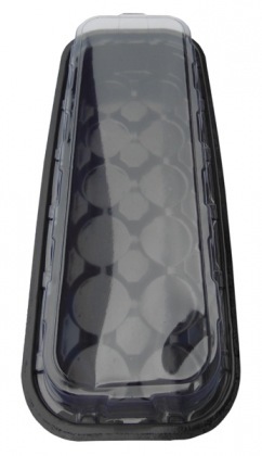 Міні-парничок для торф'яних таблеток ВЛ, 12яч, кас. 250х90х40 мм, яч. 38х38 мм, т. з. 0,7 мм, пластиковий