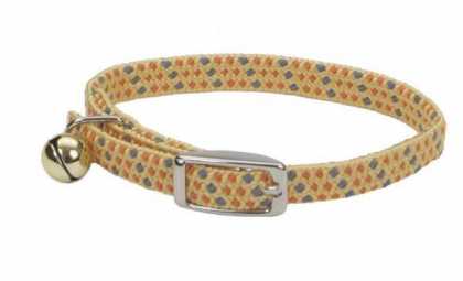 Ошейник для котят Coastal Litl Pals Reflective Kitten желтый, 0,8смх20см