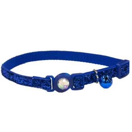 Безопасный ошейник для котов Coastal Fashion Safe Cat синий, 1смх30см