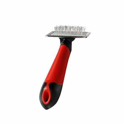 Flamingo Soft Slicker S ФЛАМІНГО м'який сликер-пуходерка для собак і кішок, розмір S