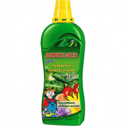 Комплексное минеральное удобрение универсальное BIOHUMUS, 750мл, NPK 0,5.0.0,5 Agrecol (Агрекол), 30052