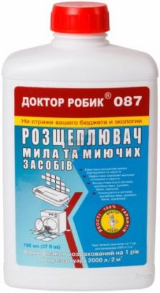 Биодеструктор Розщеплювач мила,  0.798 л, Доктор Робик 87