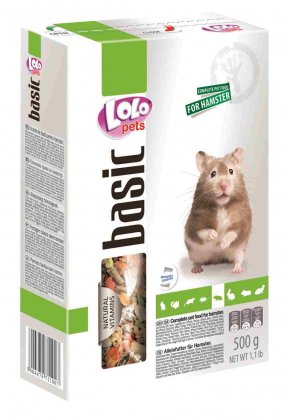 LO-71100 Lolopets повнораціонний корм для хом'яка 500гр. 