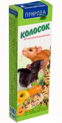 Колосок для гризунів Мультивітамін , 140 г, PR740018