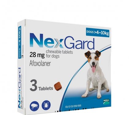 Нексгард 4-10кг, 1табл.