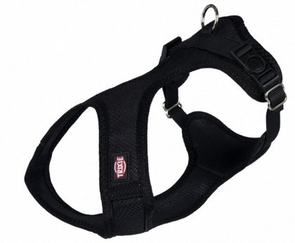 Шлея Soft мягкая S-M 35-60 см/20 мм черная