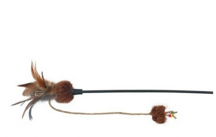 Паличка з метеликом і м'ячиком 54см