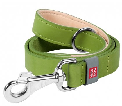 08155 ПоводокWAYDOG Classic шкіра, станд карабін (шир 25 мм, дл 122 см)