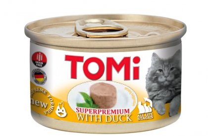 201022 TOMi NEW SUPERPREMIUM утка, мусс, банка 85 г