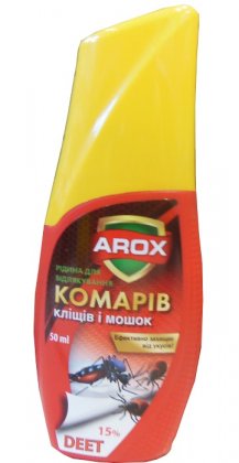 Рідина від комарів, кліщів і мошок, 50мл, Arox
