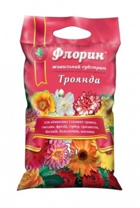 Субстрат Флорин, 3л, для троянд