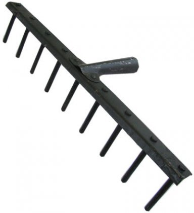 Граблі металеві №3 (круглий зуб), (ЯП), 1/5, 5758