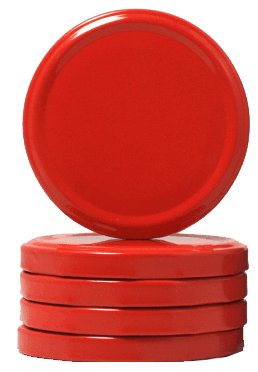 Кришка закаточна 100евро червона Б 1/10, 1612