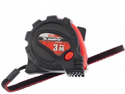 Рулетка Status magnet 3м*16мм, MTX, 310049