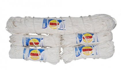 Шнур комбінований побутовий плетений жорсткий д = 6,0 (25м) ТМ Ткач, 4298