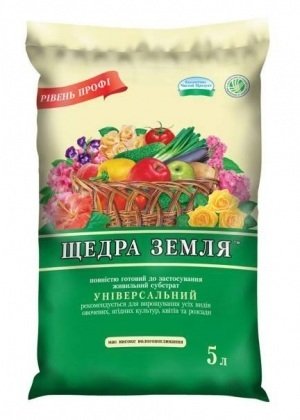 Субстрат Щедра земля, 5л