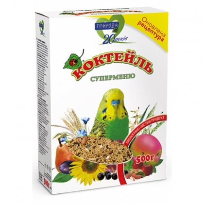740030 Корм Коктейль Суперменю д/папугаев 0,5 кг