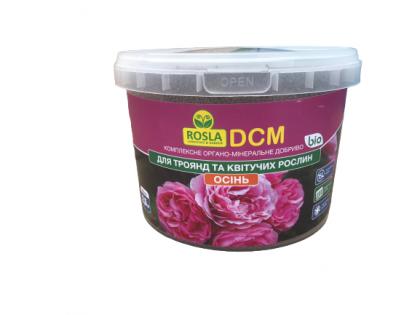 Органо-мінеральне добриво для роз та квітучих , NPK 6.3.20, 2.5кг,  ДСМ(DCM) Осінь
