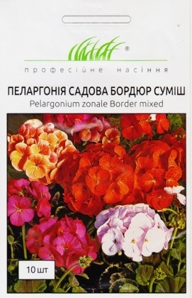 Семена пеларгонии Бордюр смесь, 10шт, Hem, Голландия, Професійне насіння