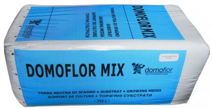 Торф кислий Домофлор, 250л, pH 3.2-4.3