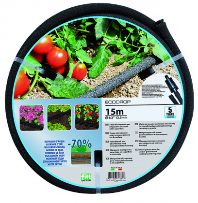 Поливочный шланг Ecodrop 13мм (1/2), 15м, Аквапульс