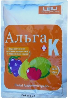Биостимулятор роста Alga+K (Альга+К), 100г, Leili (Леили)