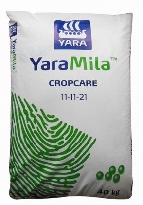 Комплексне мінеральне добриво Yara Mila (Яра Міла) Cropcare, 40кг, NPK 11.11.21, Yara (Яру) (Кеміра)