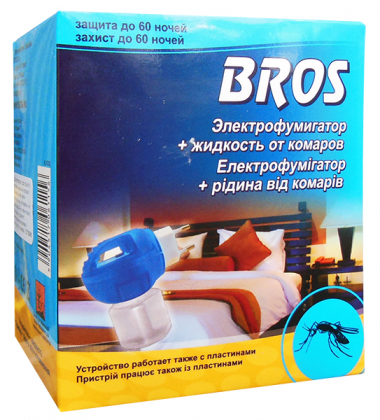 Електрофумігатори від комарів, 10 пластин, BROS