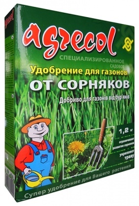 Комплексное минеральное удобрение от сорняка на газоне Agrecol (Агрекол), 1.2кг