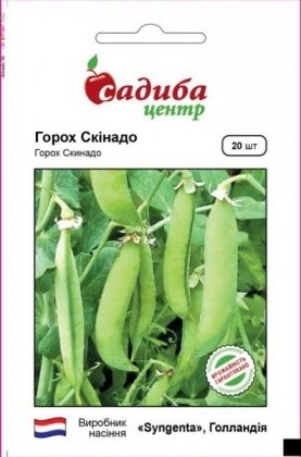 Семена гороха Скинадо, 20шт, Syngenta, Голландия, семена Садиба Центр