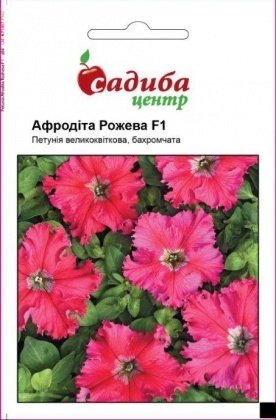 Насіння петунії багатоквіткової Афродіта рожева F1, 10шт, Cerny, Чехія, Садиба Центр