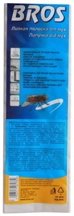 Липка стрічка від мух плоска, 5шт, BROS