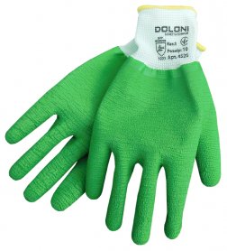 Рукавички латексні з повним обливом долоні, Doloni, 4526 1