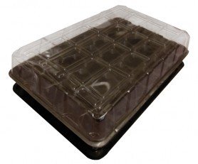 Парничок для розсади СП, 33 яч, кас. 278х425 мм, яч. 52х52х65 мм, т. з. 0,5 мм, пластиковий 1