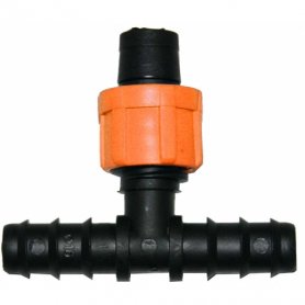 Трійник з трубки на крапельну стрічку Dn16x17x16, Аквапульс, AD5111 1