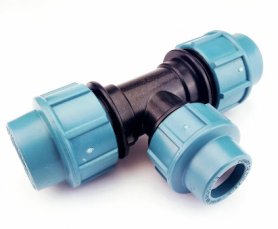 ПНД Тройник редукционный 32х25х32, Santehplast 1