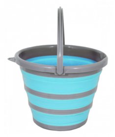 Глубокое складное ведро голубое, BucketB, Spear & Jackson 1