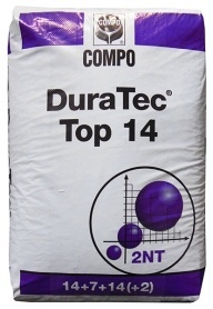 Комплексне мінеральне добриво DuraTec Top 14, NPK 14.7.14 (+2) + ME, 25 кг, Compo 1