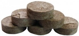 Торф'яна таблетка Jiffy (Джиффи), 100шт, 24мм, TM ROSLA (Росла) 1